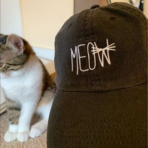 Meow baseball cap